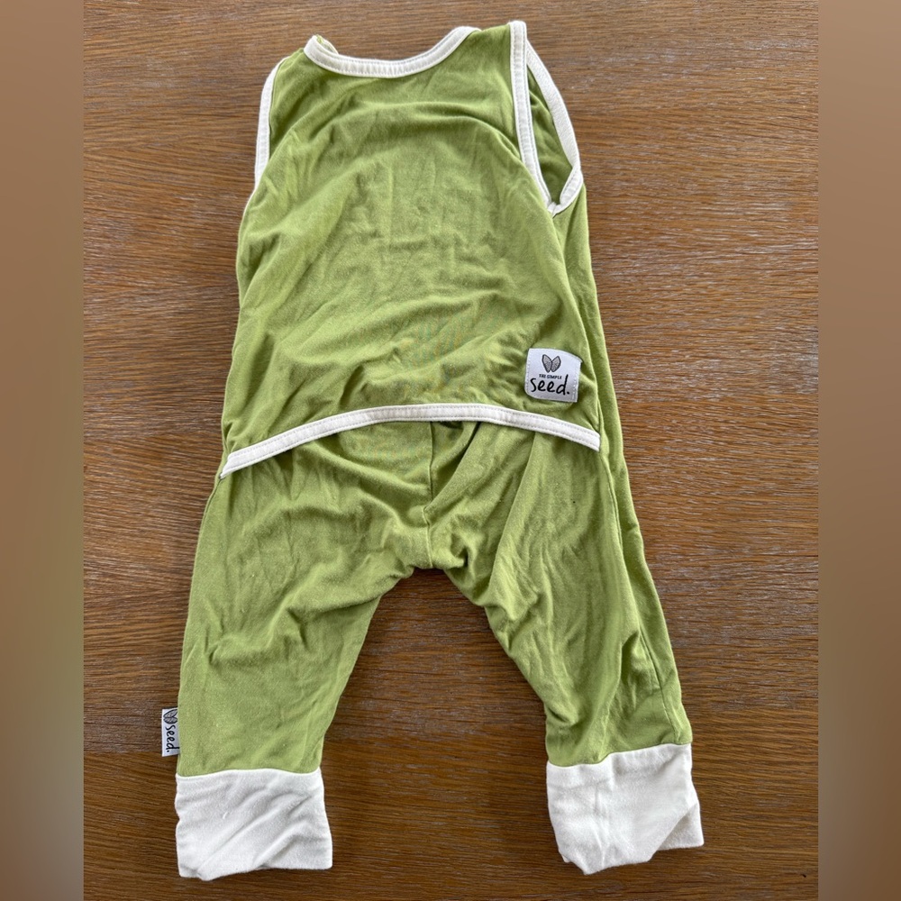 The Simple Seed Green Romper